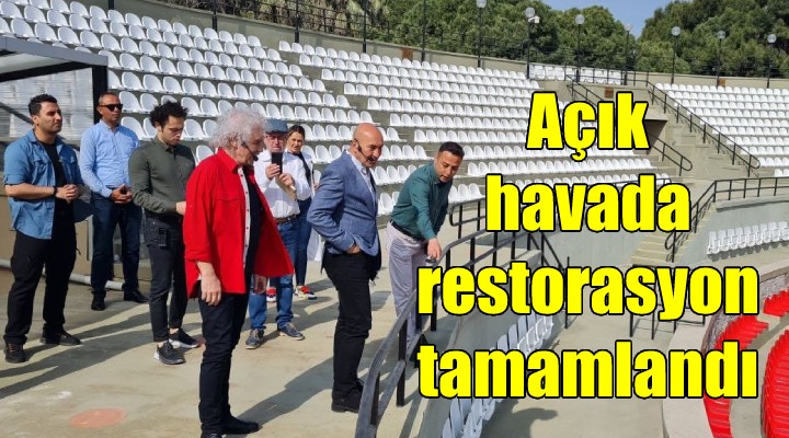 Açık hava tiyatrosunda restorasyon bitti