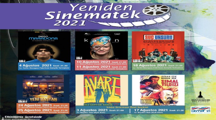 Açık havada sinema keyfi devam ediyor