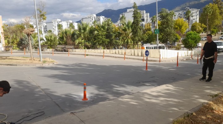 Acil Servis girişine, trafik düzenlemesi yapıldı