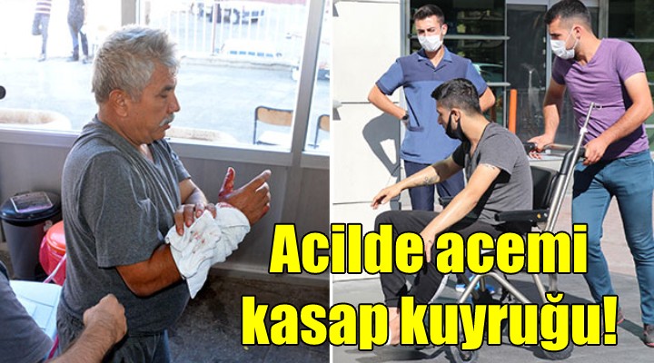 Acilde acemi kasap kuyruğu!