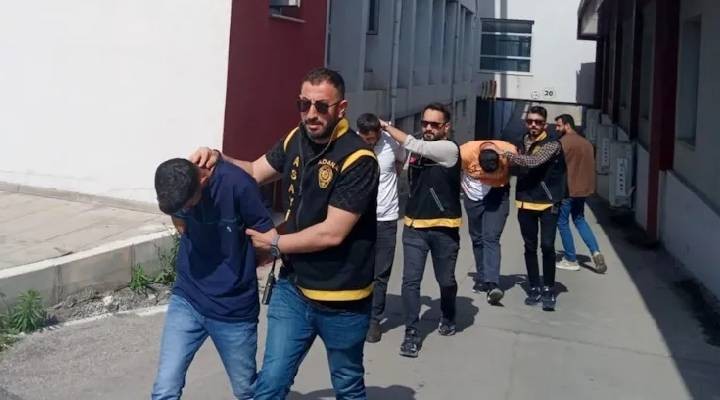Adana da bir kişinin tabancayla vurularak öldürülmesiyle ilgili 5 zanlı tutuklandı