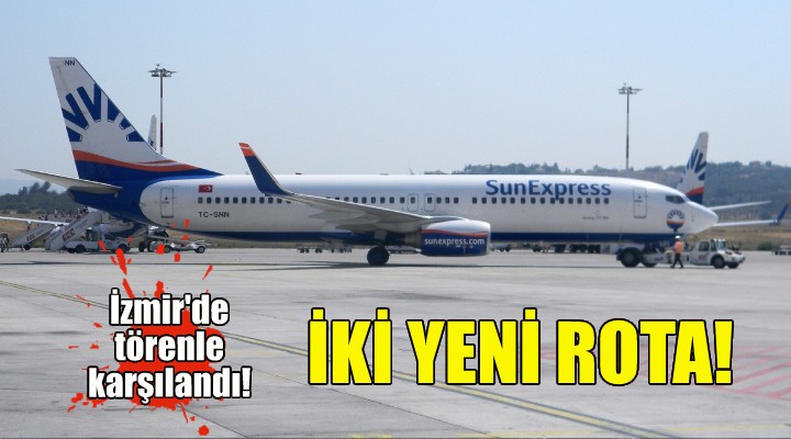 Adnan Menderes Havalimanı’ndan iki yeni rota!