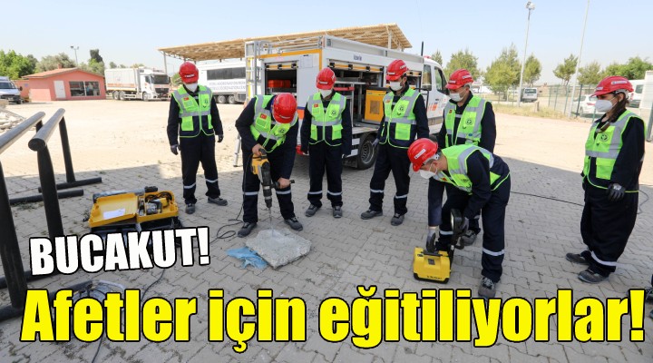 Afetlere müdahale için eğitiliyorlar!