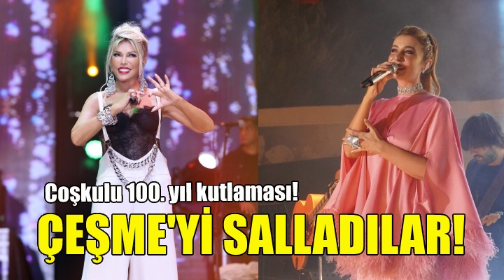 Ajda Pekkan ve Sıla Çeşme yi salladı!