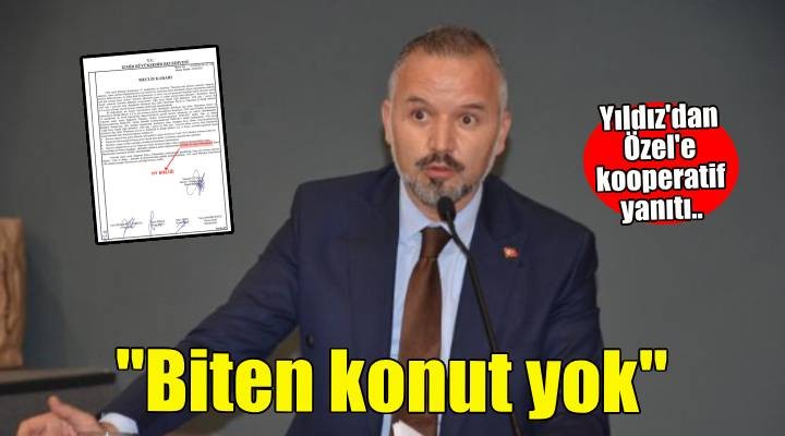 Ak Partili Yıldız'dan Özel'e kooperatif yanıtı
