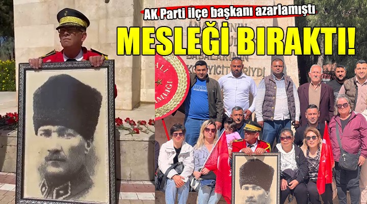 AK Parti ilçe başkanın azarladığı bandocu mesleği bıraktı