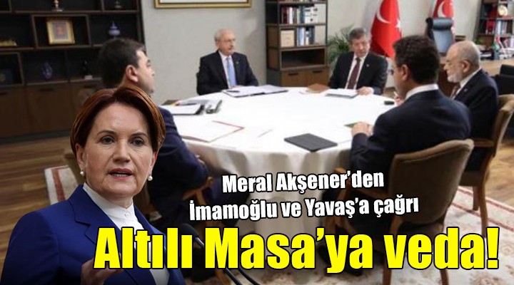 Akşener den İmamoğlu ve Yavaş a çağrı: Millet sizi göreve çağırıyor...