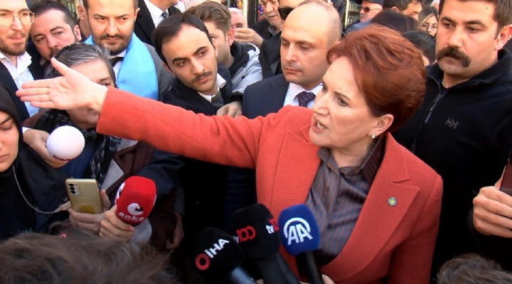 Akşener ile seçmen arasında tartışma