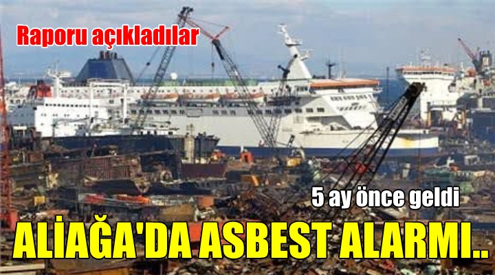 Aliağa da asbest alarmı