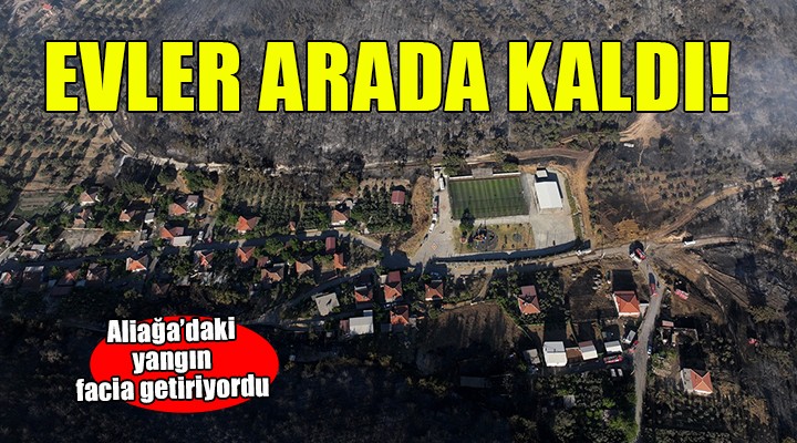 Aliağa daki yangın kontrol altına alındı