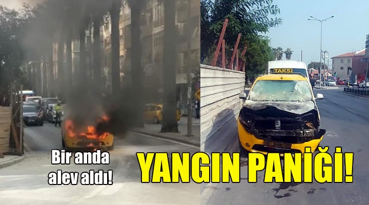 Alsancak ta yangın paniği!