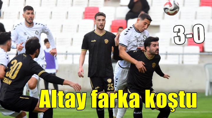 Altay, Bornova yı farklı geçti