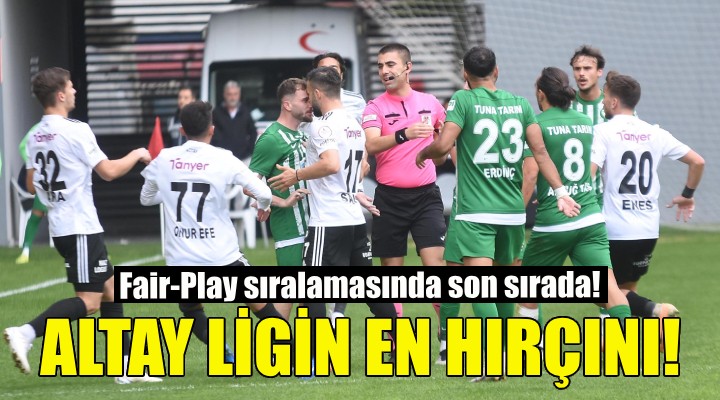 Altay, Fair-Play sıralamasında sonda!