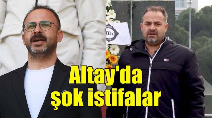 Altay altyapısında istifa şoku