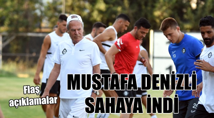 Altay da Mustafa Denizli sahaya indi