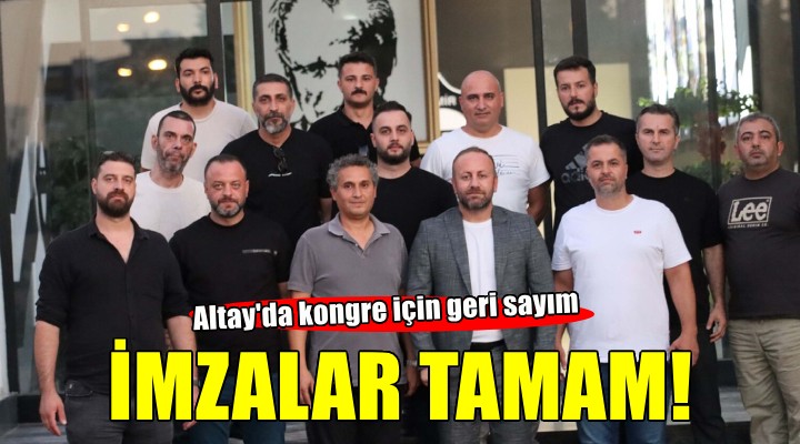 Altay da Sinan Kanlı harekete geçti