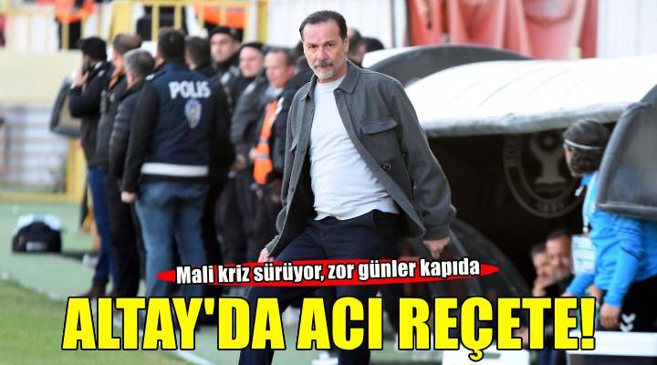 Altay da Yusuf Şimşek ten acı reçete