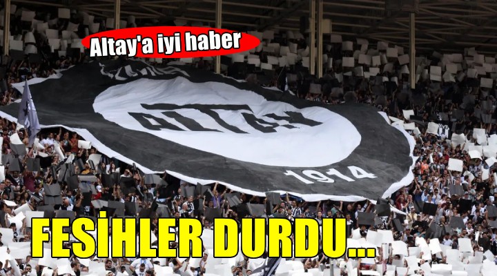 Altay'da fesihler durdu