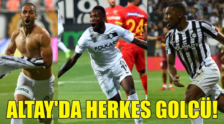 Altay da herkes golcü!