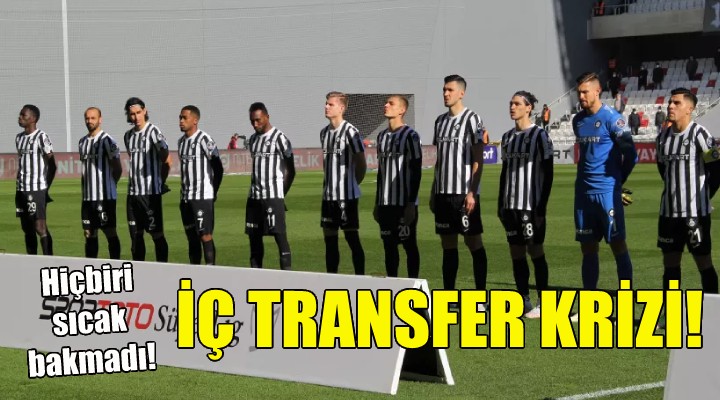 Altay da iç transfer krizi!