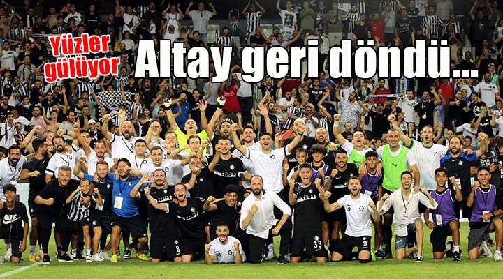 Altay da moraller düzeldi