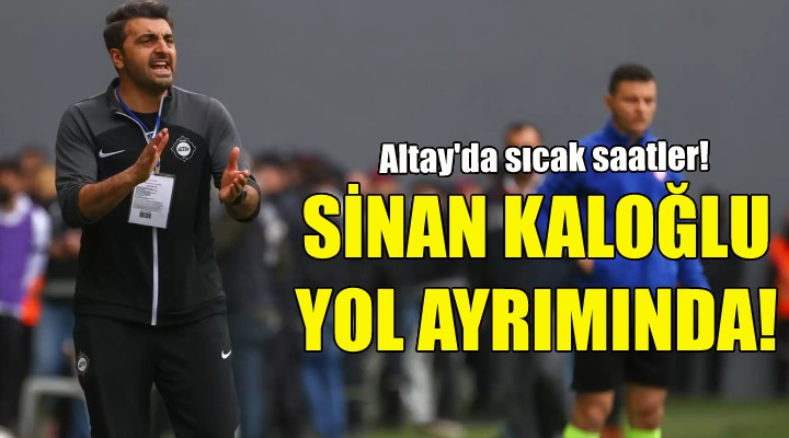 Altay da sıcak saatler... Kaloğlu yol ayrımında!