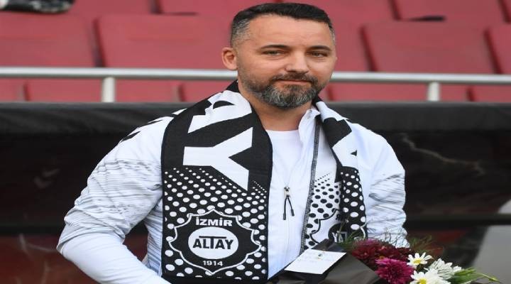 Altay da teknik direktör Karagöz den taraftara söz