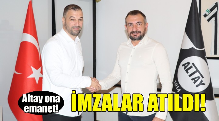 Altay da yeni teknik direktör belli oldu!