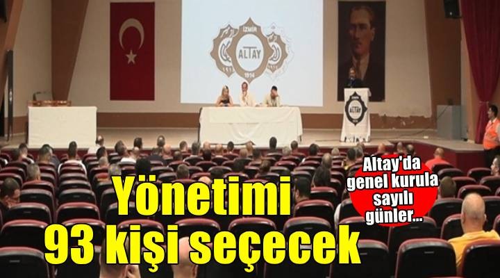 Altay'da yönetimi 93 kişi seçecek