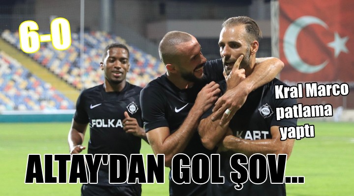 Altay dan gol şov....