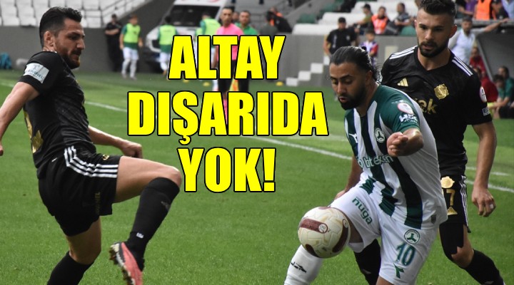 Altay deplasmanda kazanamıyor