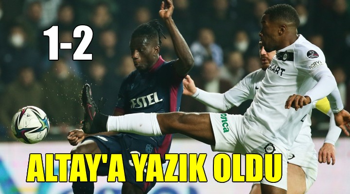 Altay evinde yine mağlup