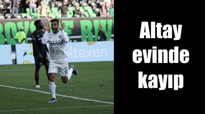 Altay iç sahada kayıp