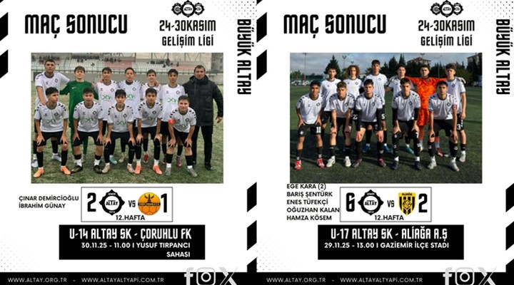 Altay ın tesellisi gelişim ligleri