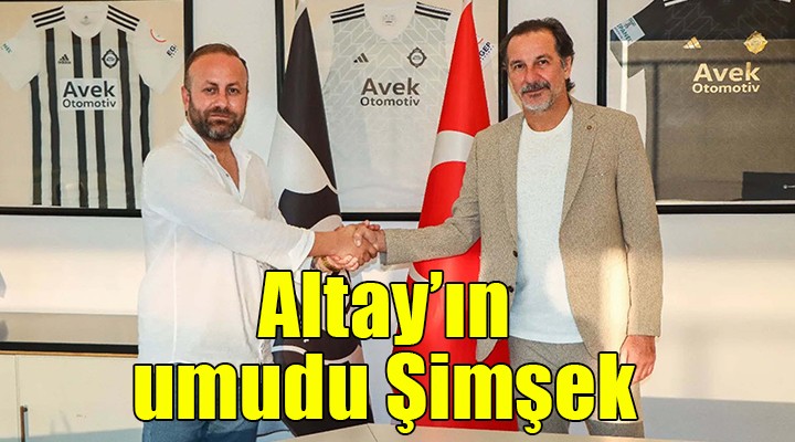 Altay ın umudu Yusuf Şimşek oldu