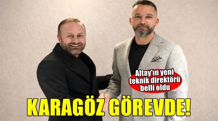 Altay ın yeni teknik direktörü Mehmet Can Karagöz oldu