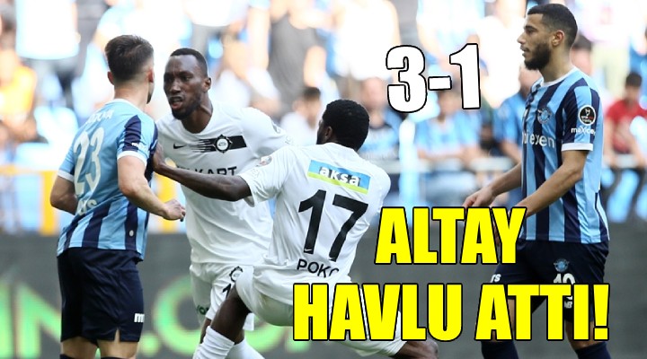 Altay mucizelere bıraktı!