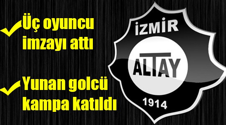 Altay transferde gaza bastı