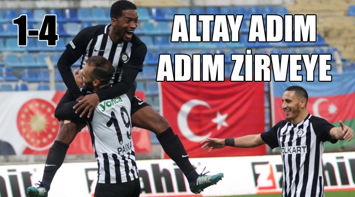 Altay zirveye koşuyor