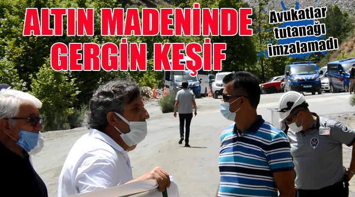 Altın madeninde gergin keşif!