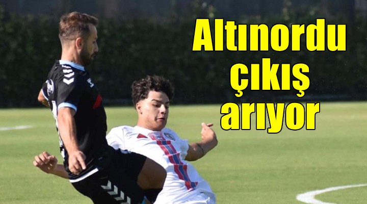 Altınordu Başkent deplasmanında