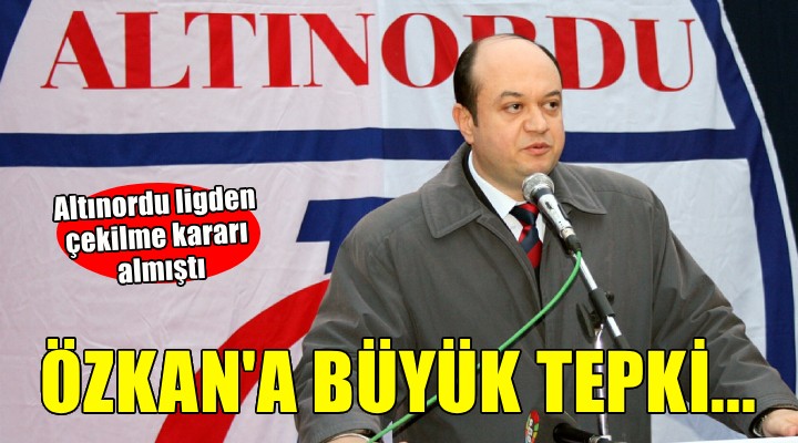 Altınordu'da Seyit Mehmet Özkan'a büyük tepki