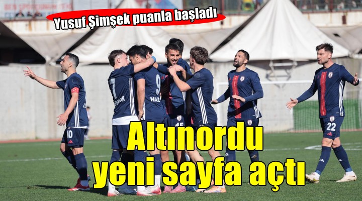 Altınordu'da Şimşek puanla başladı