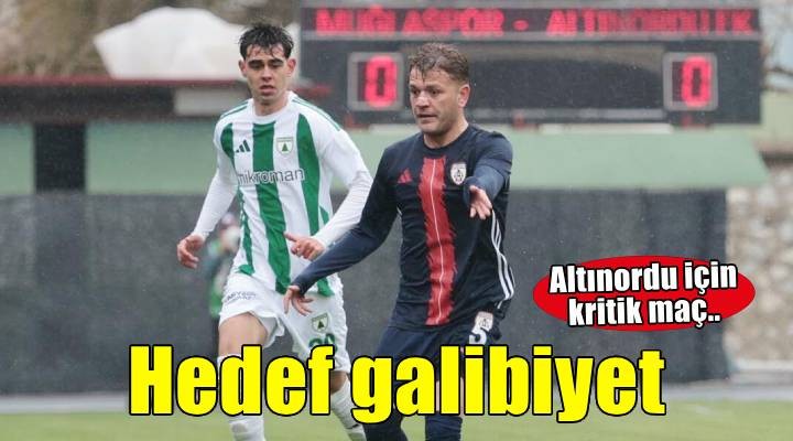 Altınordu kritik virajda