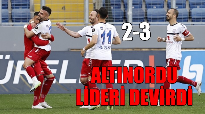 Altınordu lideri devirdi