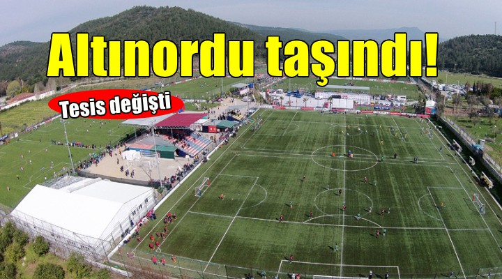 Altınordu taşındı!