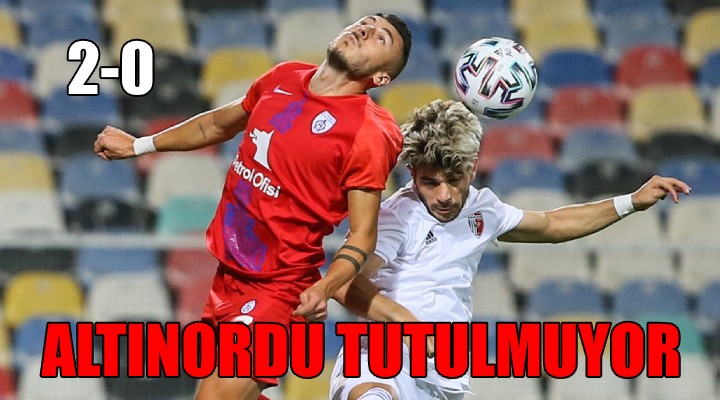 Altınordu tutulmuyor