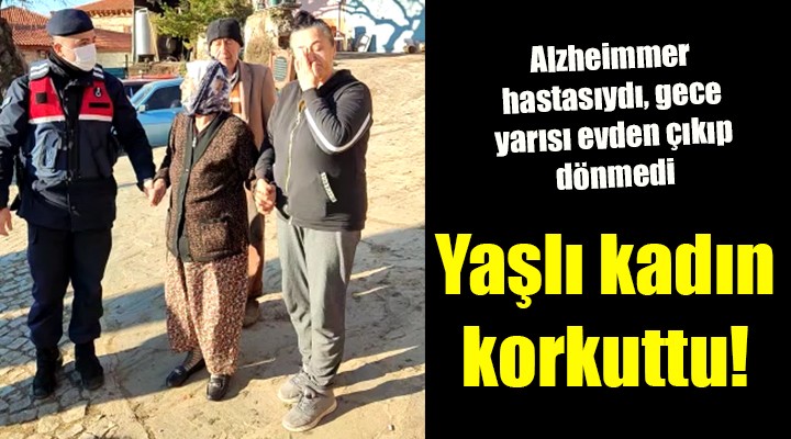 Alzheimmer hastası kadın ailesini korkuttu!