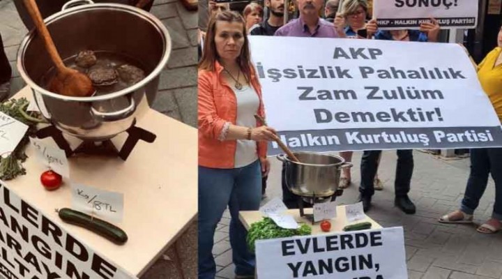 Ankara da tencerede taş kaynattılar!