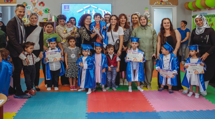 Anne Baba Çocuk Merkezi nde 28 inci kez mezuniyet heyecanı yaşandı
